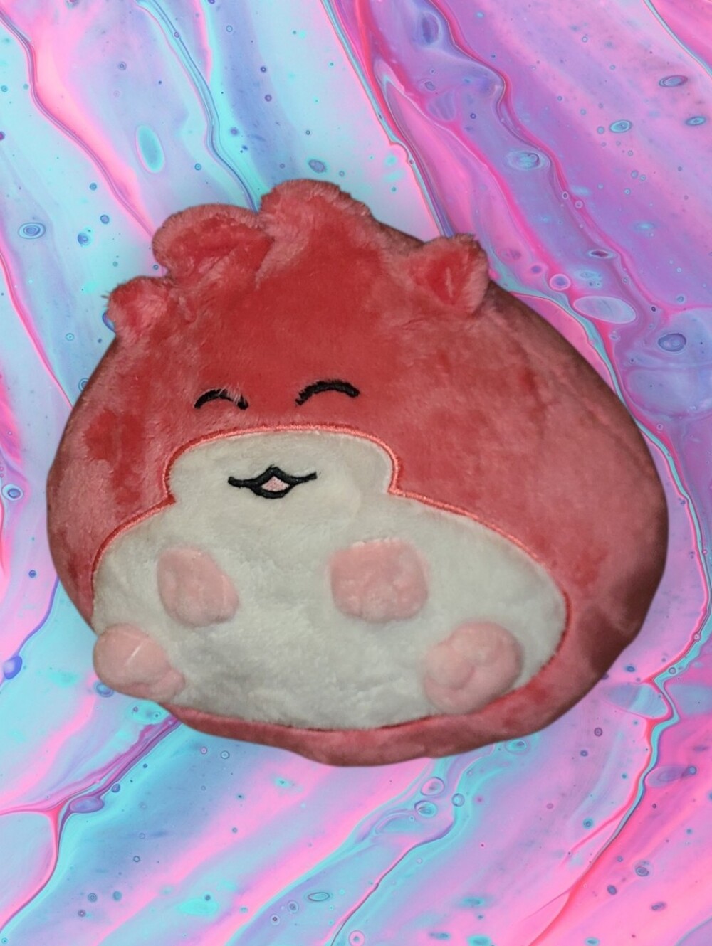 Hamsta pink plush stuffed animal